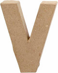 Creativ company creative letter v papier-mâché 10 cm