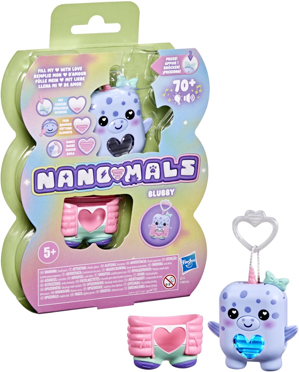 Hasbro nano-mals blubby de narwal - elektronisch - meer dan 70 reacties - interactief