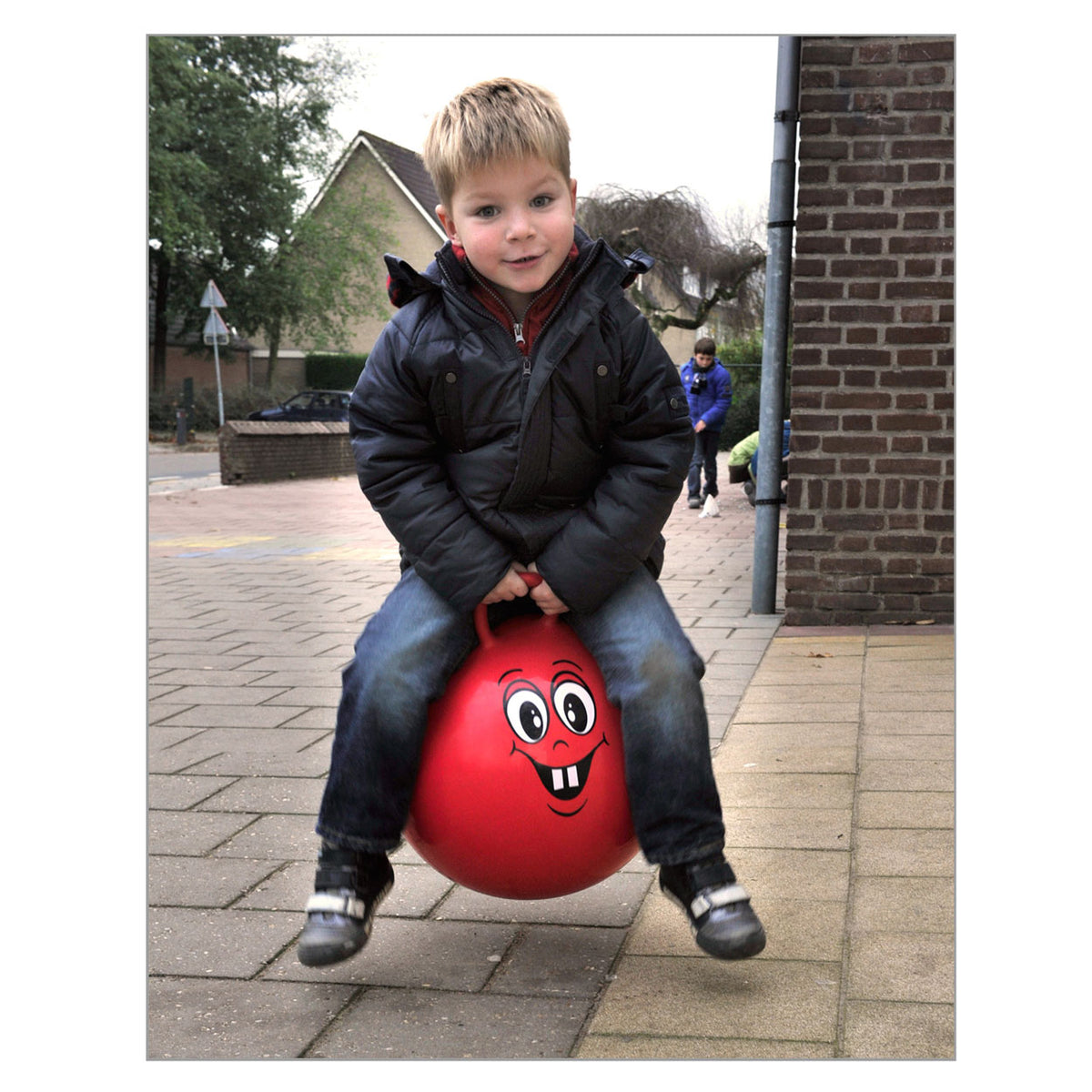 Johntoy outdoor fun skippybal 50 cm 2 assorti