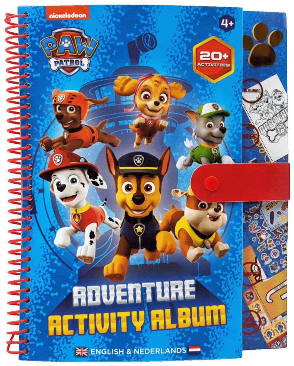 PAW Patrol - PAW Patrol adventure activiteitenboek - stickers - kleurplaten en opdrachten