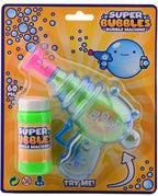Johntoy - Johntoy Bellenblaas pistool - bellenblaasmachine - bellenblazer - met navulling - speelgoed - kunststof - blauw - groen - roze
