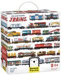 Banana Panda - Banana Panda puzzel trein speelgoed - mix and match treinen 54 stukjes.