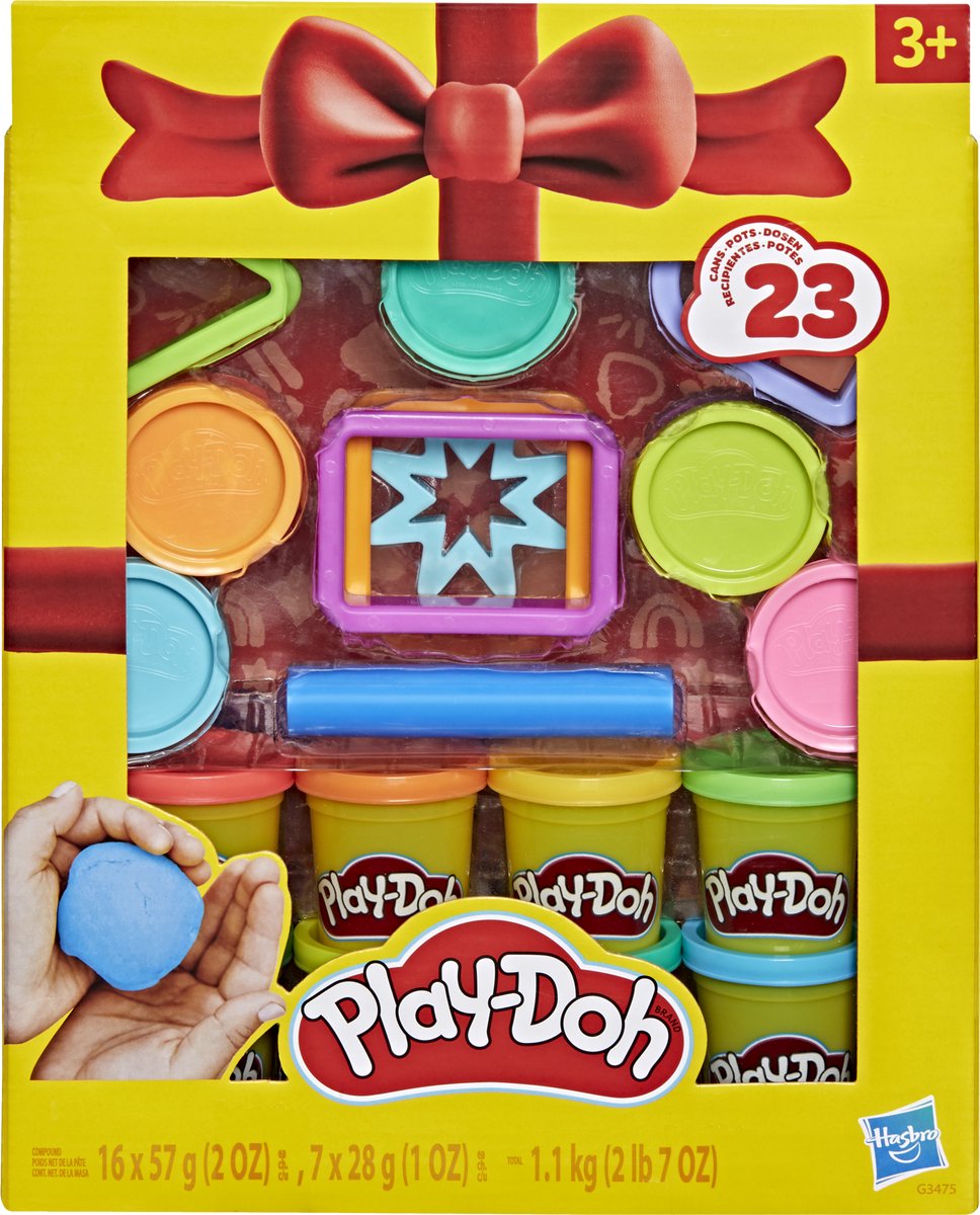 Play-Doh -Doh cadeauset 23 potjes en 8 stuks gereedschap