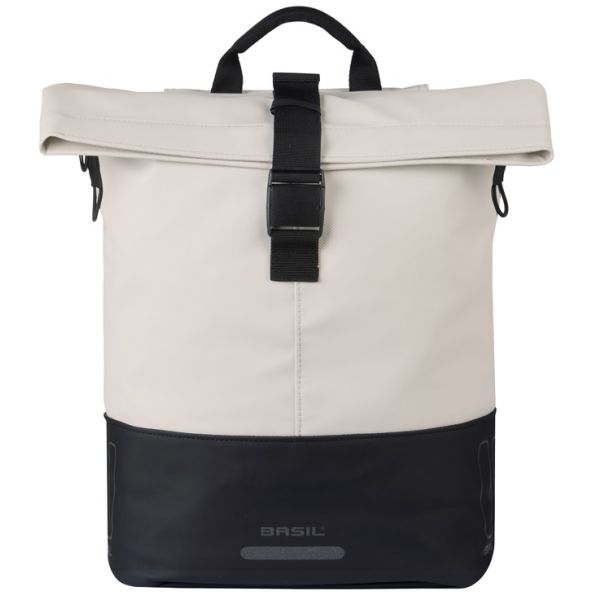 Basil B.V. - B.V. Tas basil cove shopper wit/zwart | mik hooks | 16l