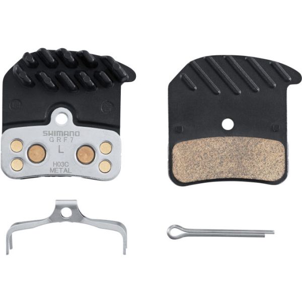 SHIMANO - SHIMANO scheibenbremsbelag "h03c" disc br.pad shim.h03c metal sintered cool.fins