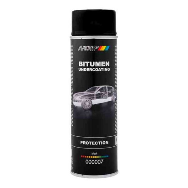 Motip bitumen undercoating | zwart | 500ml - 000007