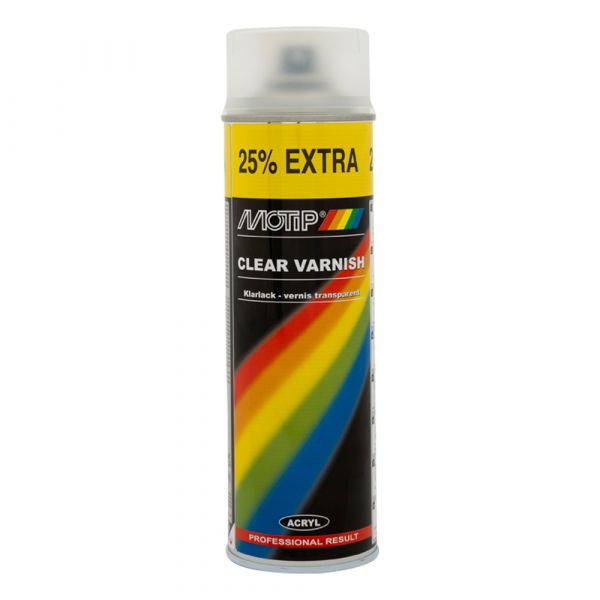 Motip 04000 bus pulvérisateur Vernis blanc matt 500 ml