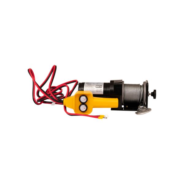 Kabellier elektrisch 12v, 2000 lbs
