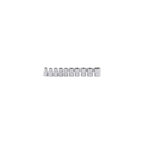 Topgear TOPGEAR Cliquet + douilles 1/2", 11 pièces