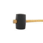 Rubber hamer, 1250 gram, rond