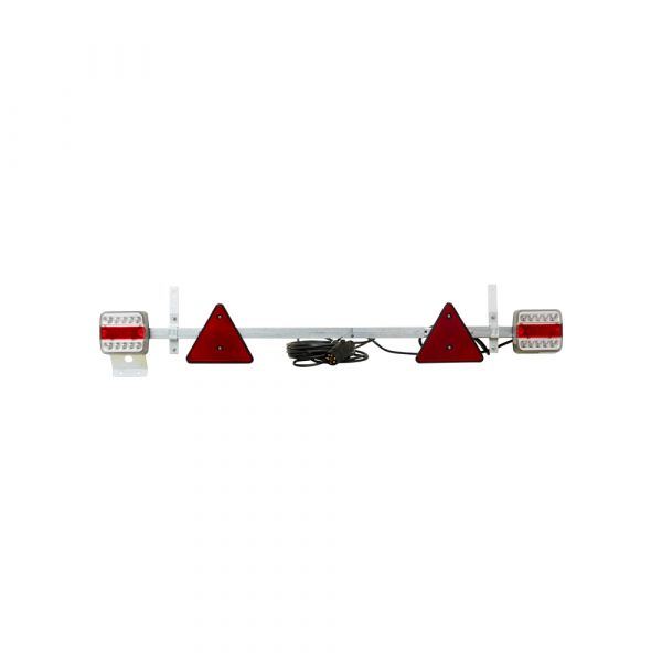 Trailergear verlichtingsbalk instelbaar led 7,5m 7-polig