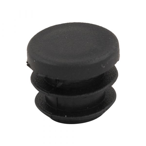 - Insteekdop rond 16 mm. platte kop
