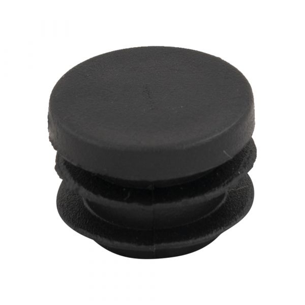 - Insteekdop rond 19 mm. platte kop