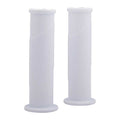 Handvat rond, WIT (set van 2)