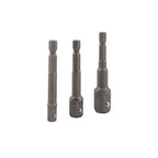 Topgear - Topgear bit adapter voor doppen 1/4 3/8 en 1/2