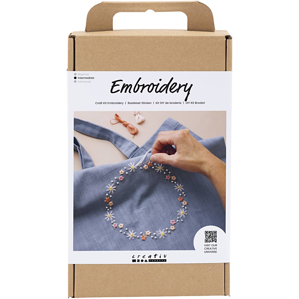 Creativ Company - Creativ Company Https://www.cchobby.nl/hobbyset-borduurwerk-draagtas-pigeon-blue-1-doos