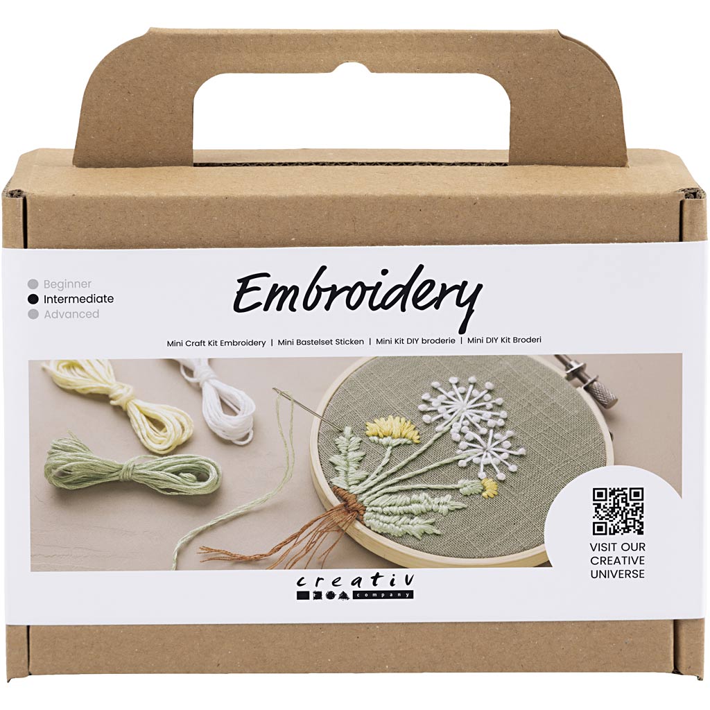 Creativ Company - Creativ Company Https://www.cchobby.nl/mini-hobbyset-borduurwerk-borduurframe-dusty-groen-1-doos
