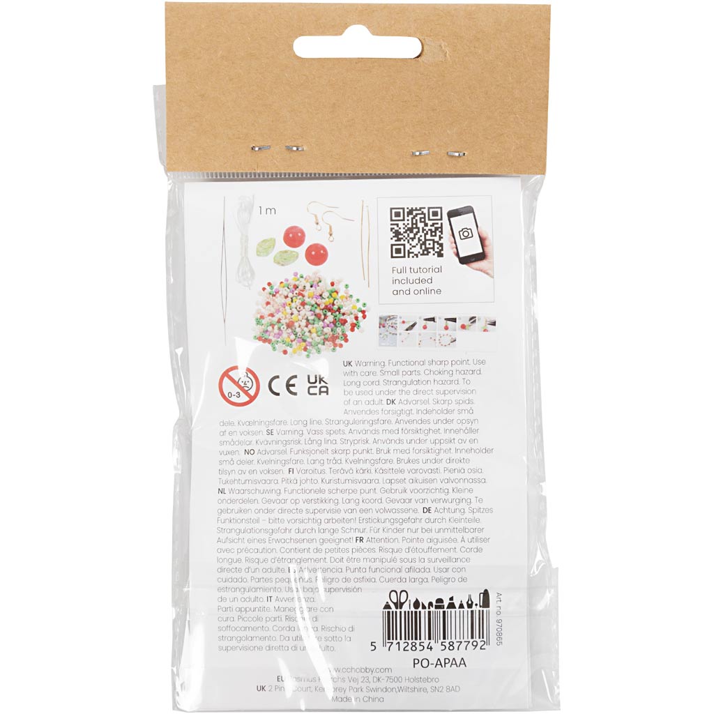 Creativ Company - Creativ Company Https://www.cchobby.nl/mini-hobbyset-sieraden-elastische-armband-en-oorbel-1-doos