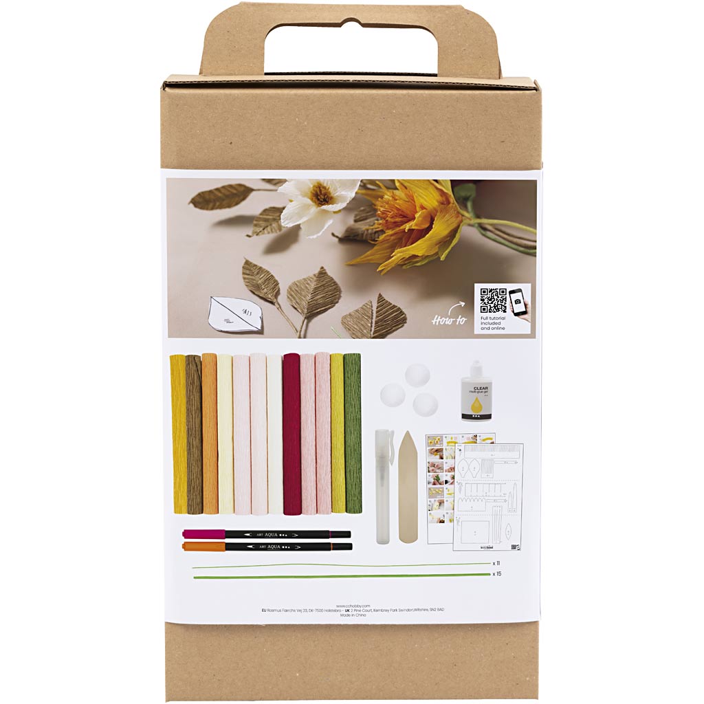 Creativ Company - Creativ Company Https://www.cchobby.nl/hobbyset-crepepapier-boeket-crepe-verhouding-180-1-doos
