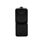 Q-link contactdoos opbouw - 2-voudig - verticaal - zwart