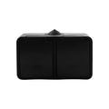 Q-link contactdoos opbouw - 2-voudig - horizontaal - zwart
