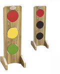 Classic world houten verkeerslicht educatief speelgoed verkeersregels.