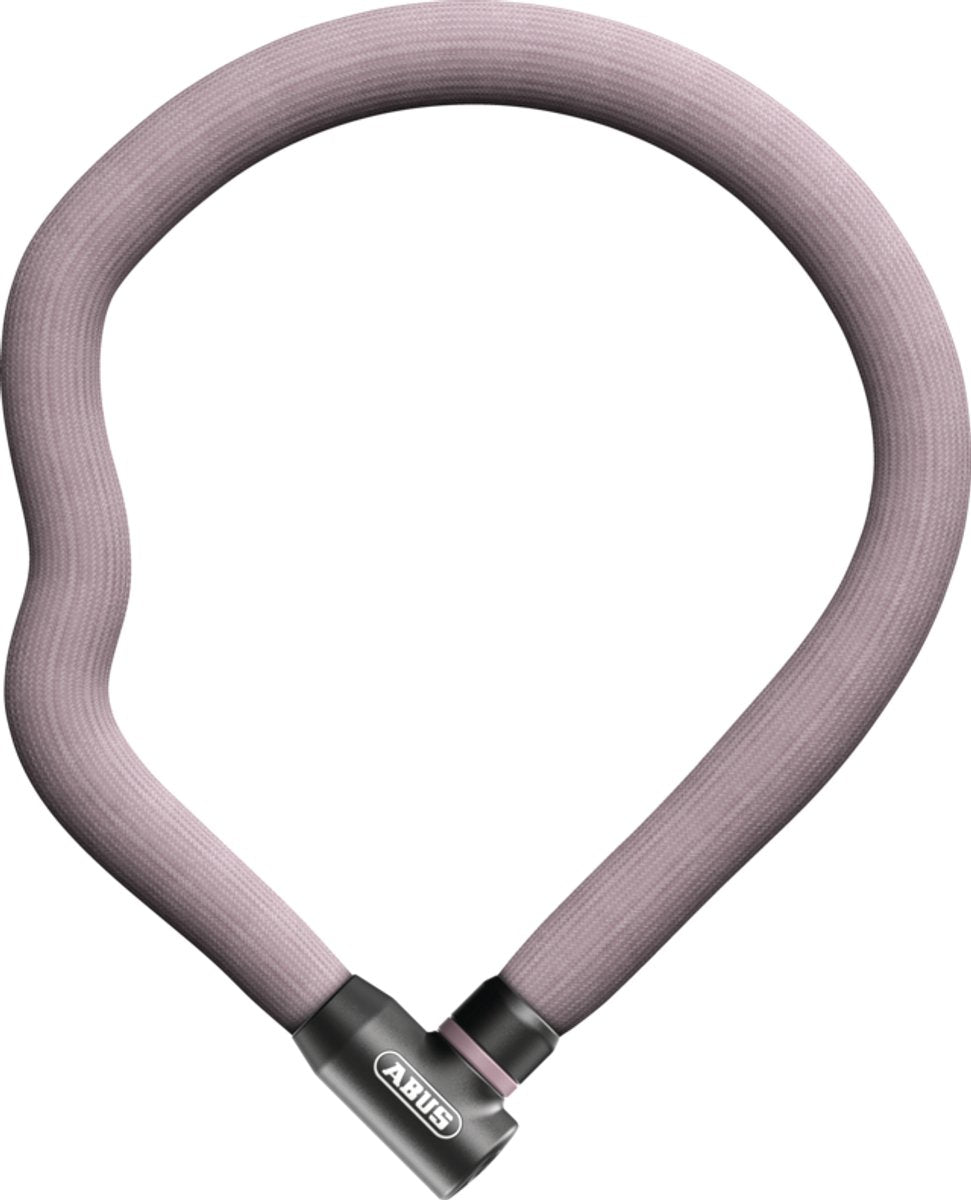 Abus fietsslot kettingslot - goose lock 4204k - security level 6 - roze - 110 cm - geschikt voor elektrische fietsen en stadsfietsen