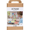 Creativ company hobbyset oliepastel bloemen diverse kleuren