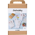 Creativ company hobbyset borduurwerk sokken wit