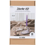 Creativ Company - Creativ Company Https://www.cchobby.nl/starter-hobbyset-hars-gieten-kandelaren-en-dienbladen-blauw-lichtroze-wit-1-doos