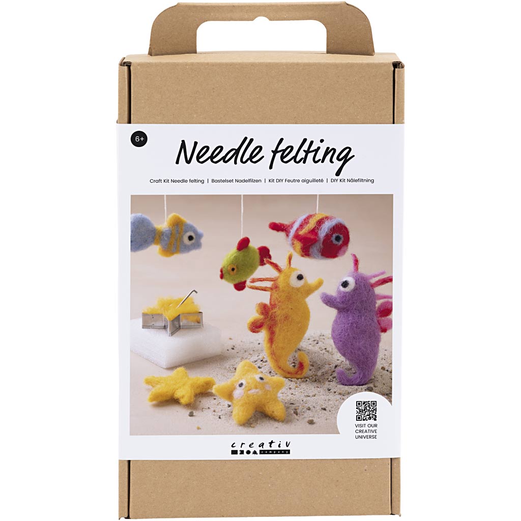 Creativ Company - Creativ Company Https://www.cchobby.nl/hobbyset-naaldvilten-dieren-in-water-1-doos