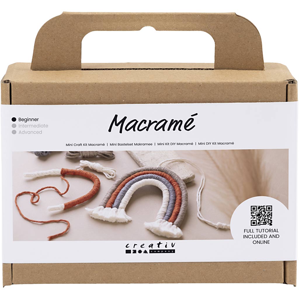 Creativ Company - Creativ Company Https://www.cchobby.nl/mini-hobbyset-macrame-regenboog-1-doos