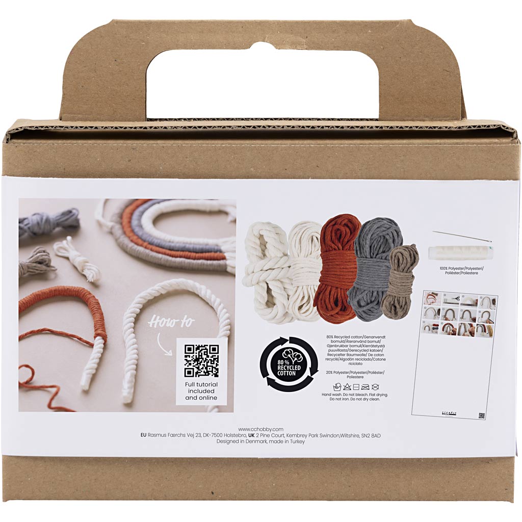 Creativ Company - Creativ Company Https://www.cchobby.nl/mini-hobbyset-macrame-regenboog-1-doos
