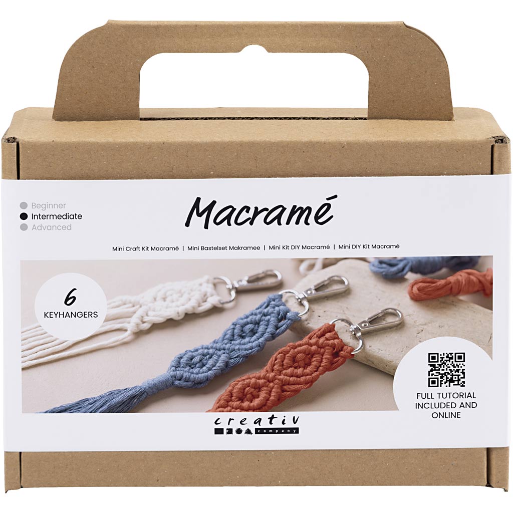 Creativ Company - Creativ Company Https://www.cchobby.nl/mini-hobbyset-macrame-sleutelhangers-1-doos