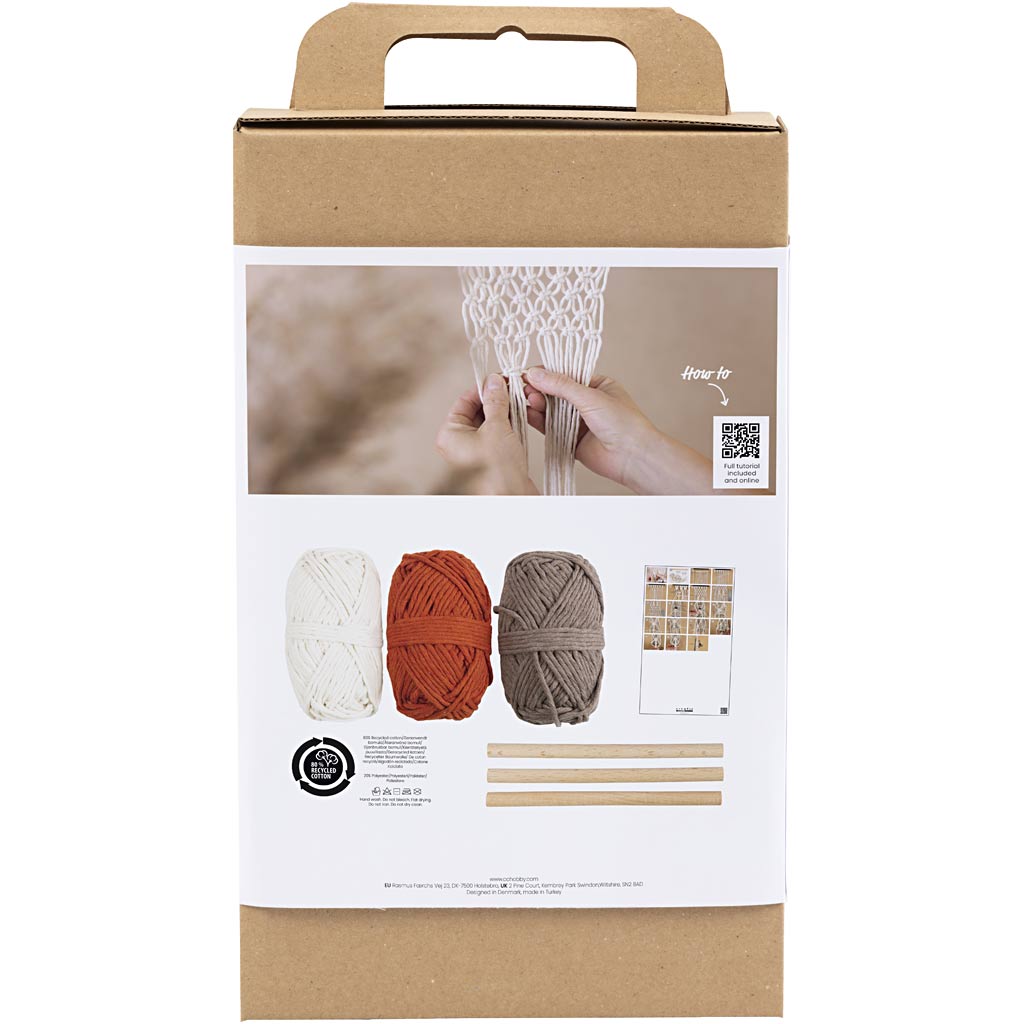 Creativ Company - Creativ Company Https://www.cchobby.nl/hobbyset-macrame-bloemenhanger-1-doos