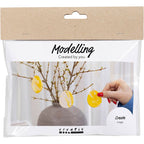 Creativ company mini hobbyset boetseren ei lichtgeel pastelkleuren