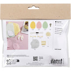 Creativ company mini hobbyset naaien paaseieren pastelkleuren
