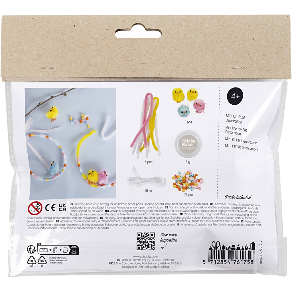 Creativ company http: www.cchobby.nl mini-hobbyset-decoratie-diverse-kleuren-1-doos