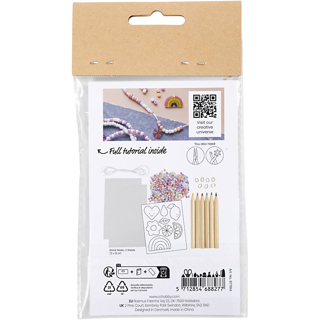 Creativ Company - Creativ Company Https://www.cchobby.nl/mini-hobbyset-sieraden-krimpfolie-armbanden-1-doos