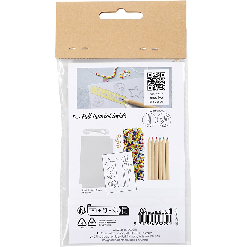 Creativ Company - Creativ Company Https://www.cchobby.nl/mini-hobbyset-sieraden-krimpfolie-armbanden-1-doos-977615