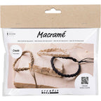 Creativ Company - Creativ Company Https://www.cchobby.nl/mini-hobbyset-macrame-armband-zwart-olijfbruin-zandkleur-1-doos
