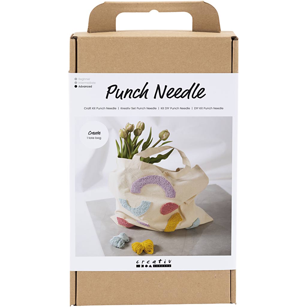 Creativ Company - Creativ Company Https://www.cchobby.nl/hobbyset-punch-needle-draagtas-pastelkleuren-1-doos
