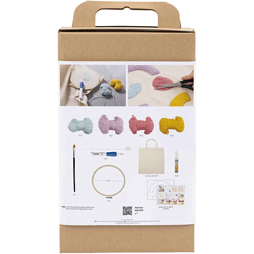 Creativ Company - Creativ Company Https://www.cchobby.nl/hobbyset-punch-needle-draagtas-pastelkleuren-1-doos