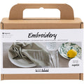 Creativ Company - Creativ Company Https://www.cchobby.nl/mini-hobbyset-borduren-servet-dusty-groen-1-doos