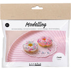 Creativ Company - Creativ Company Https://www.cchobby.nl/mini-hobbyset-boetseren-donuts-roze-turquoise-wit-geel-1-doos