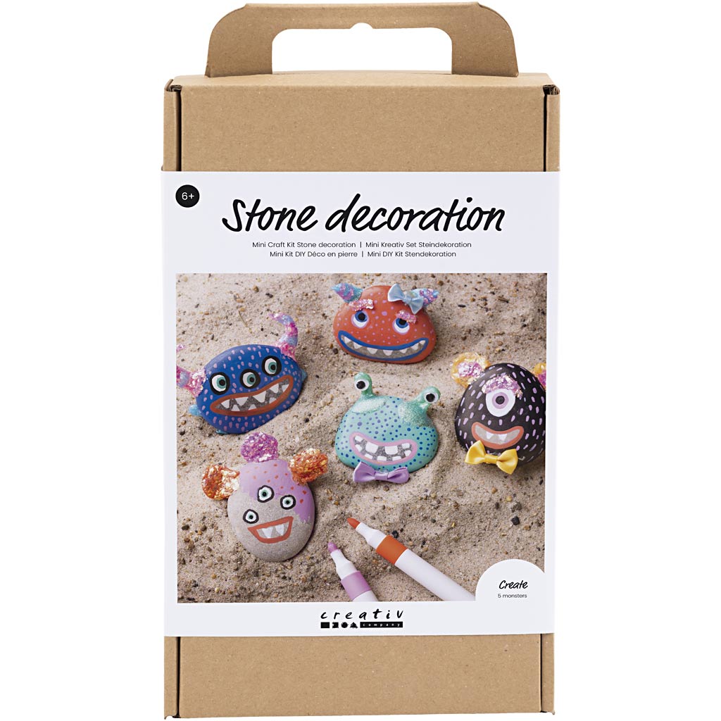 Creativ Company - Creativ Company Https://www.cchobby.nl/hobbyset-steendecoratie-monster-diverse-kleuren-1-doos