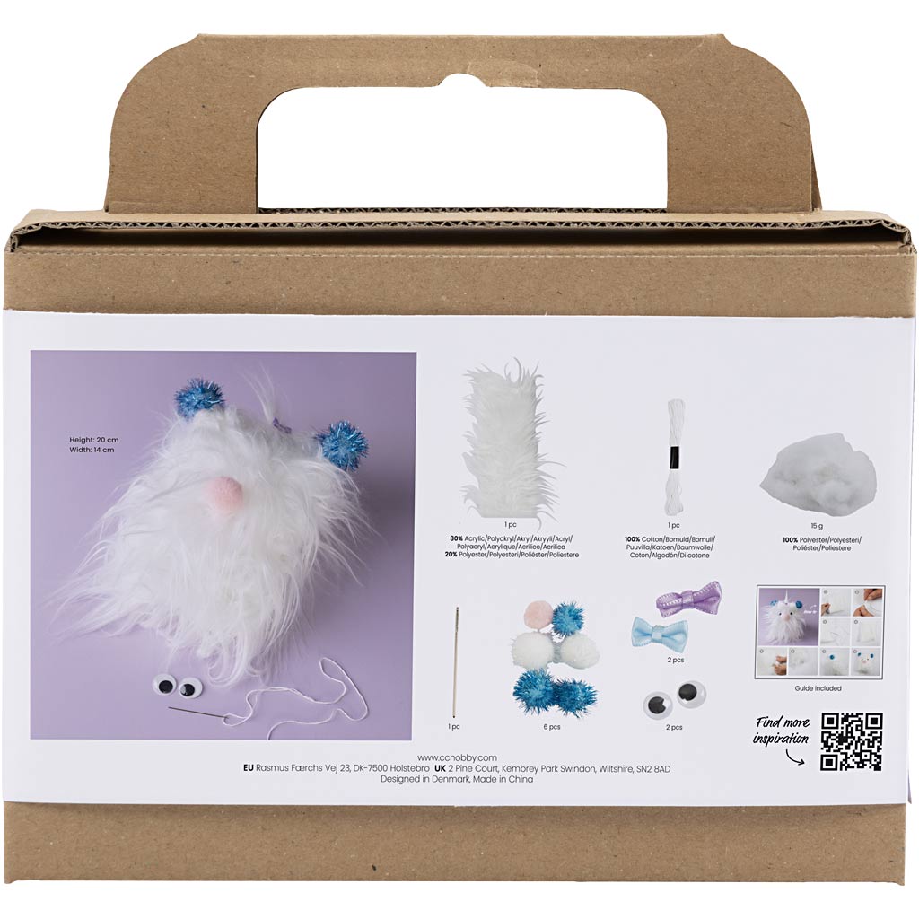 Creativ Company - Creativ Company Https://www.cchobby.nl/mini-hobbyset-naaien-monster-diverse-kleuren-1-doos