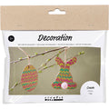 Creativ Company - Creativ Company Https://www.cchobby.nl/mini-hobbyset-decoratie-ei-en-konijn-bruin-groen-roze-geel-1-doos