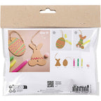 Creativ Company - Creativ Company Https://www.cchobby.nl/mini-hobbyset-decoratie-ei-en-konijn-bruin-groen-roze-geel-1-doos