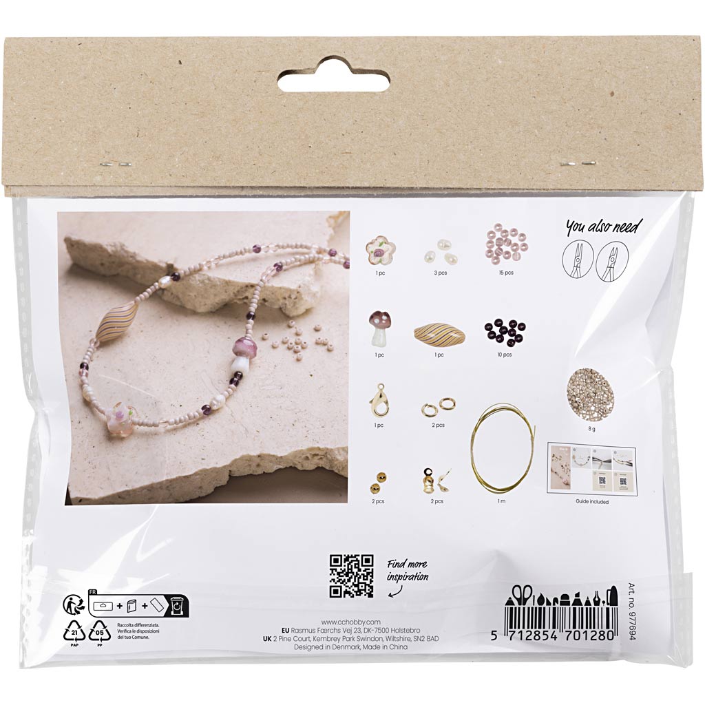 Creativ Company - Creativ Company Https://www.cchobby.nl/mini-hobbyset-sieraden-stoere-halsketting-roze-harmonie-1-doos